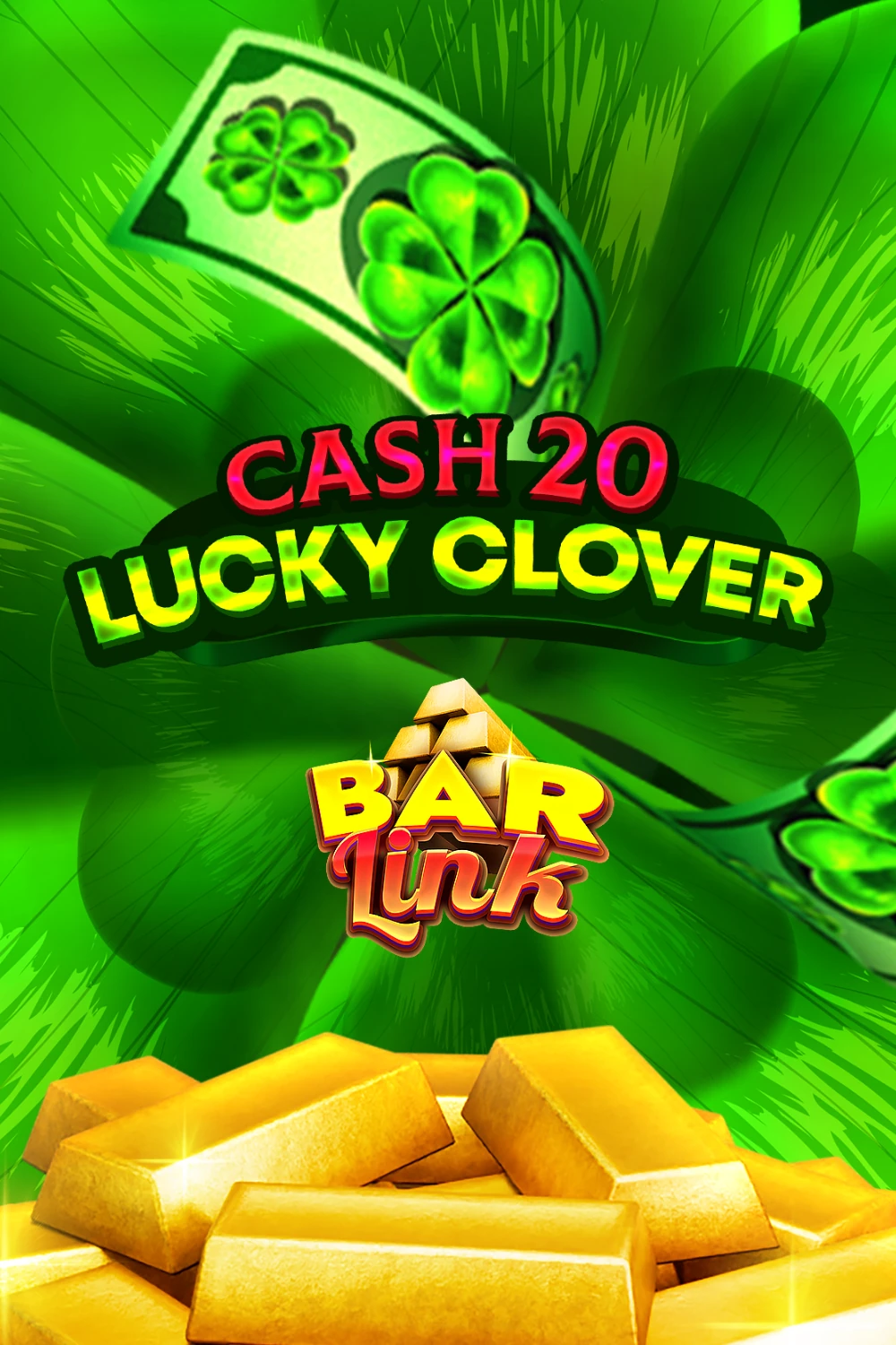 Cash 20 Lucky Clover Bar Link